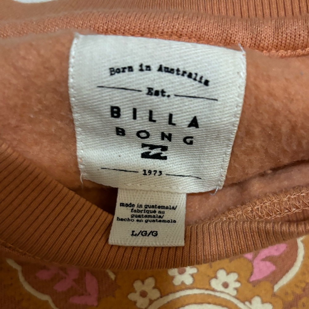 Billabong pullover sweater L/G - Picture 3 of 3